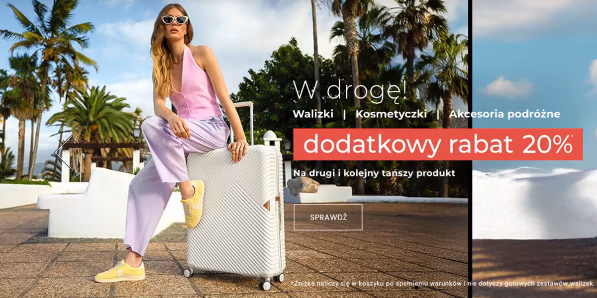 Wittchen: -20% ekstra na walizki, kosmetyczki, akcesoria