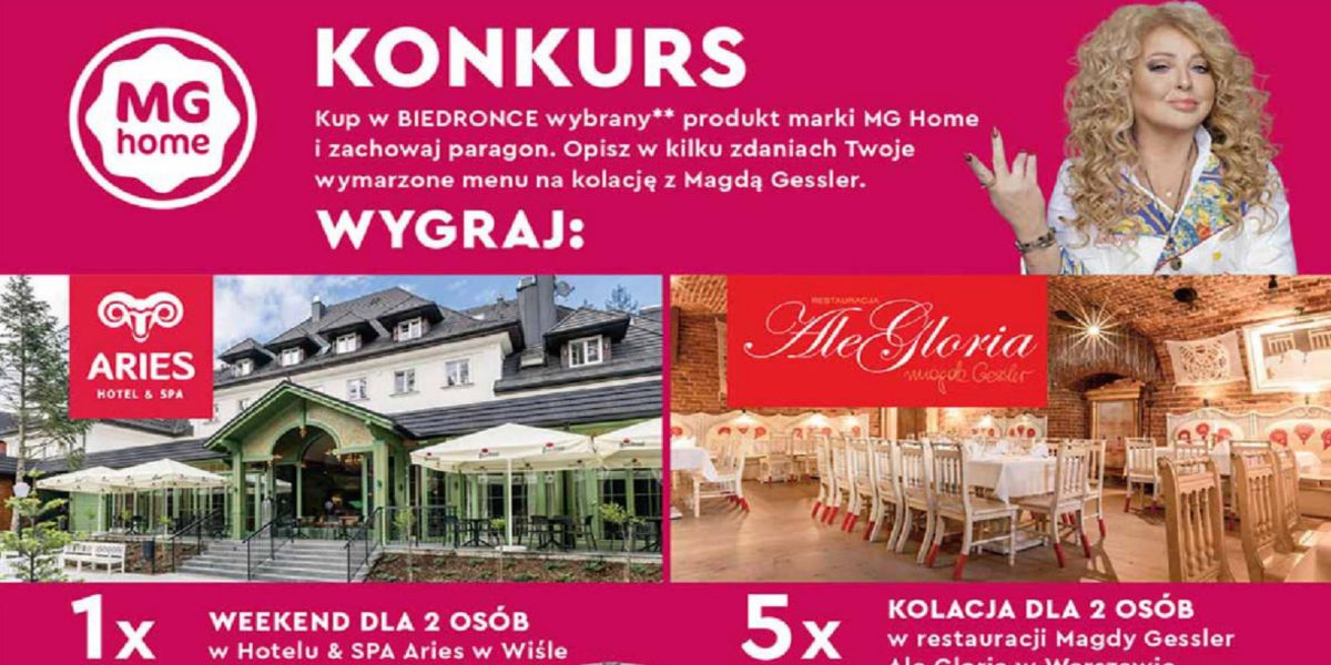 Biedronka: KONKURS MG Home w Biedronce