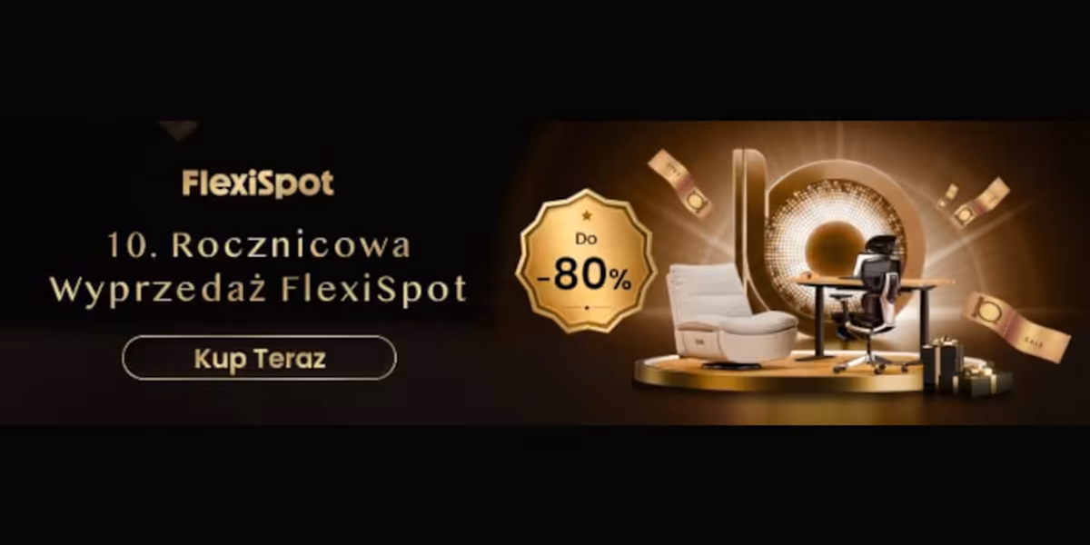 FlexiSpot: Do -80% na wyprzedaży w FlexiSpot