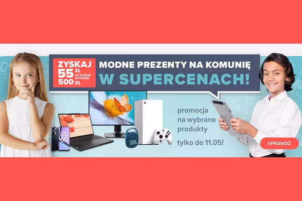 :  Modne prezenty na Komunię