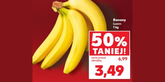 Kaufland: -50% na banany 11.02.2026