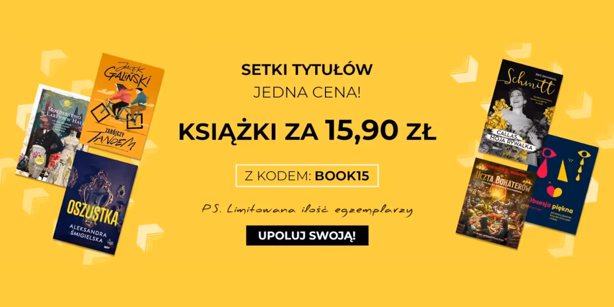 Znak: KOD rabatowy Książki za 15,90 zł