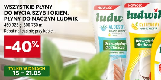 Stokrotka Supermarket: -40% na produkty Ludwik 15.05.2025