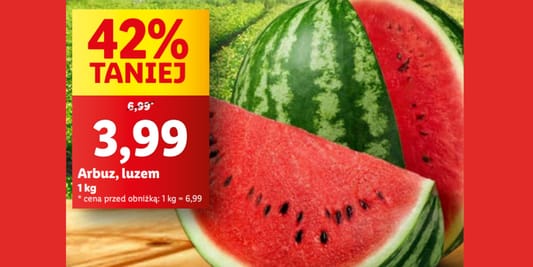 Lidl: -42% na arbuza 19.05.2025