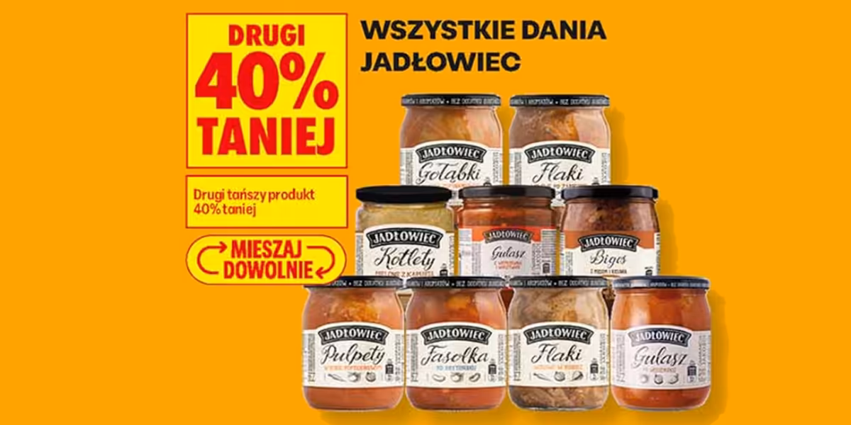 Biedronka: -40% na wszystkie dania Jadłowiec