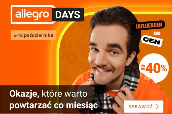 Allegro: Do -40% na Allegro Days