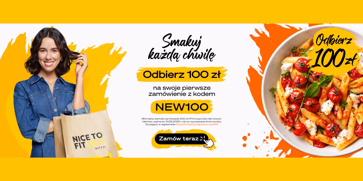 Nice To Fit You: KOD rabatowy -100 zł na pierwsze zamówienie