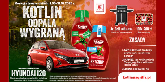 Kaufland: Konkurs Kotlin odpala wygraną 02.06.2026