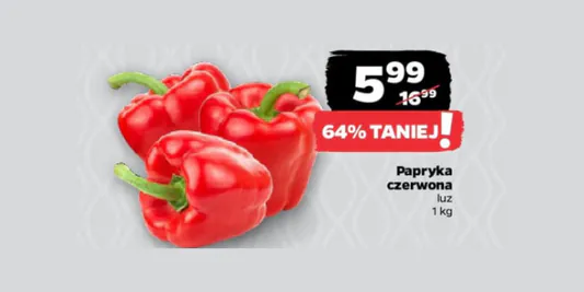 Netto: -64% na paprykę czerwoną 29.05.2025