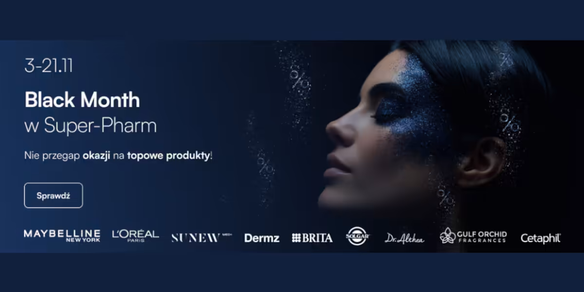 Super-Pharm Drogeria: Superpromocje na Black Month