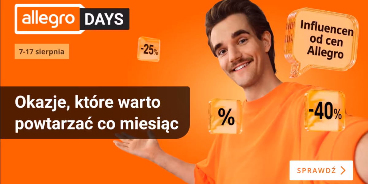 Allegro: Do -40% na Allegro Days