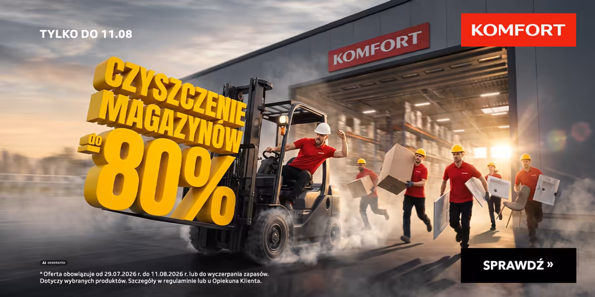 Komfort: Do -80% na wyprzedaży