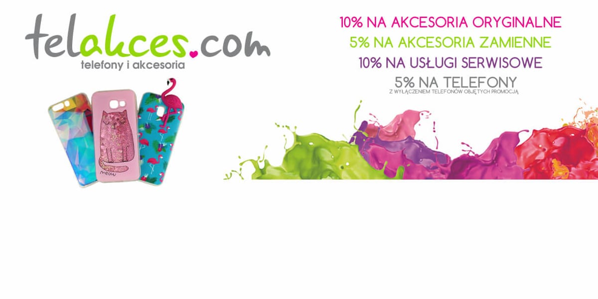 Telakces.com: Do -10% na telefony i akcesoria