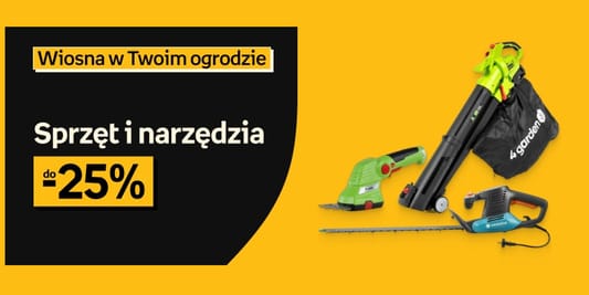 Empik: Do -25% na sprzęt i narzędzia ogrodowe 23.03.2026