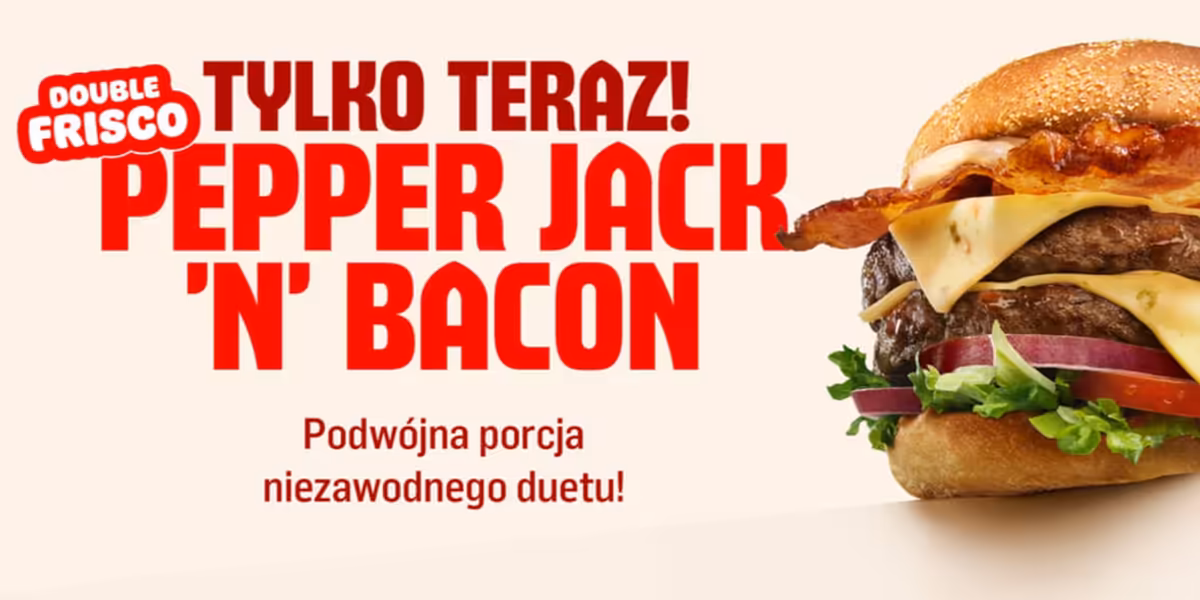 MAX Premium Burgers: Double Frisco Pepper Jack 'n' Bacon