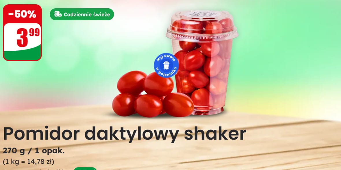 Dino: -50% na pomidory daktylowe 19.03.2025