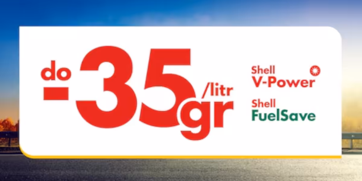 Shell Polska Sp. z o.o.: Do -35 gr/l na wybrane paliwa