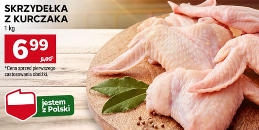 Stokrotka Supermarket: 6,99 zł/kg za skrzydełka z kurczaka 05.05.2025