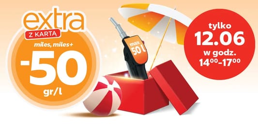 Circle K: -50 gr/l na paliwa miles i miles+ 12.06.2025