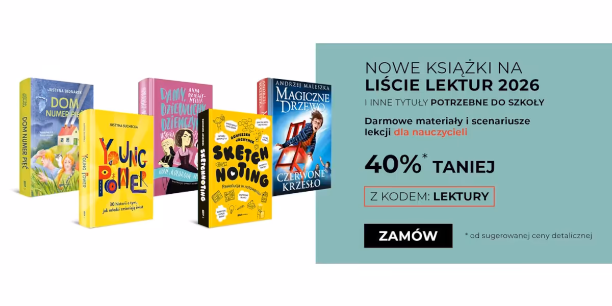Znak: KOD rabatowy -40% na wybrane książki