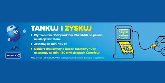 Carrefour:  Tankuj i zyskaj z Carrefour 01.04.2025