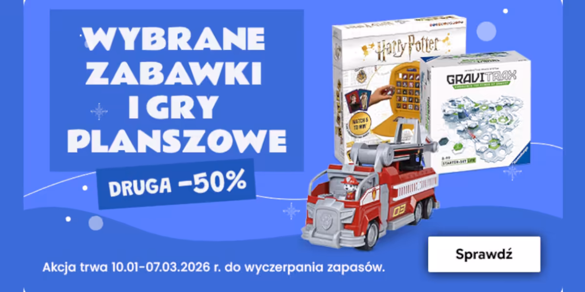 Biedronka Home: -50% na wybrane zabawki i gry planszowe