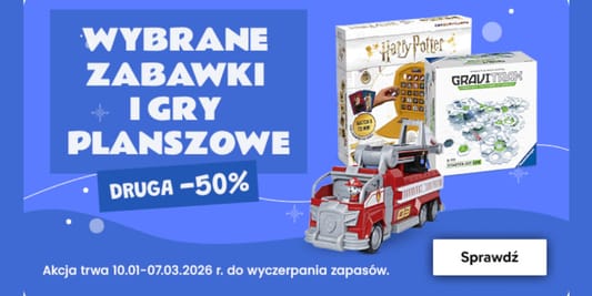 Biedronka Home: -50% na wybrane zabawki i gry planszowe 12.01.2026