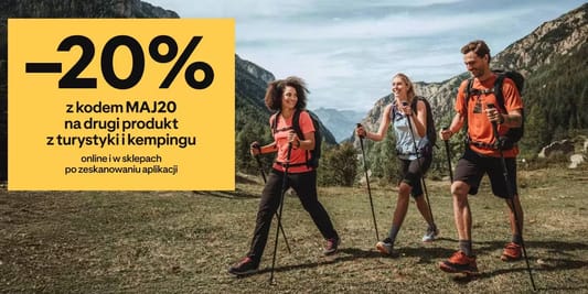 Decathlon: KOD rabatowy -20% na turystykę i kemping 07.04.2025