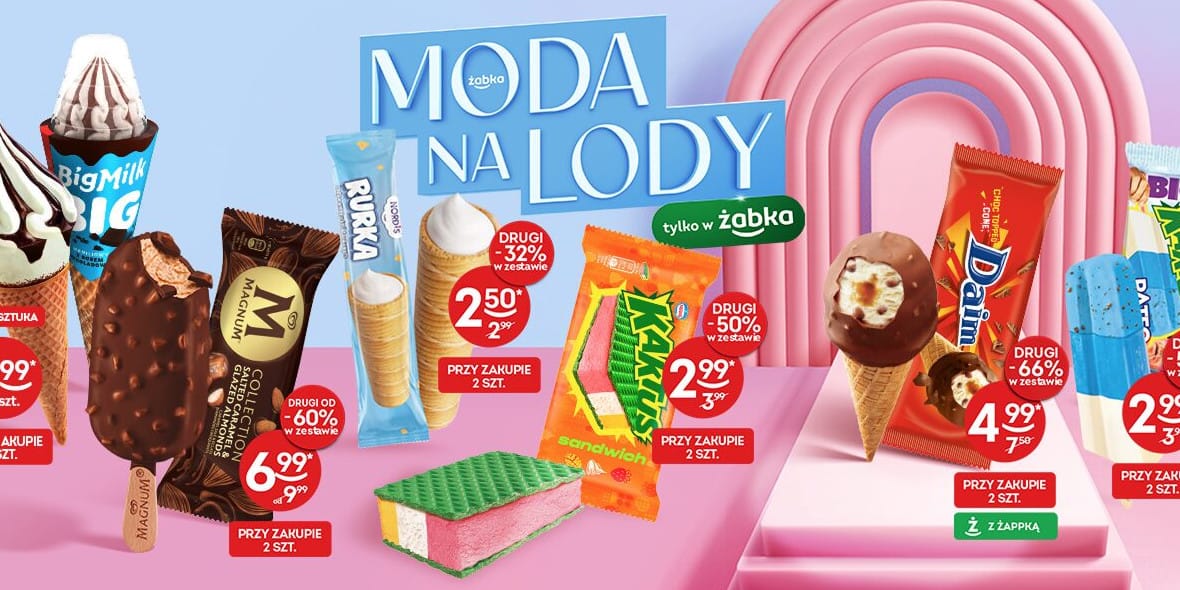Żabka: Moda na lody w Żabce