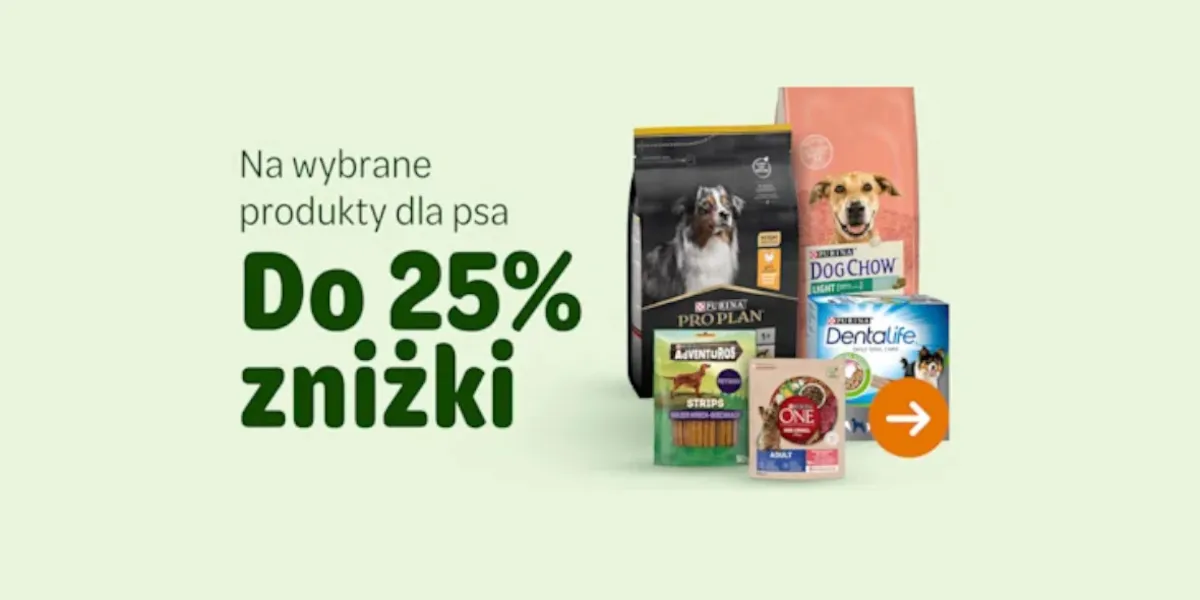 zooplus: Do -25% na wybrane produkty dla psa