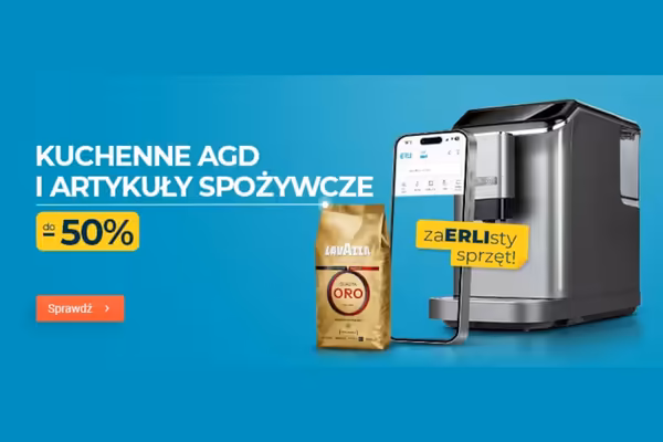: Do -50% na kuchenne AGD i artykuły spożywcze