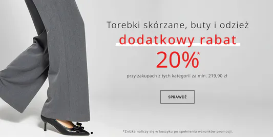 Wittchen: -20% ekstra na torebki, buty i odzież 24.03.2025