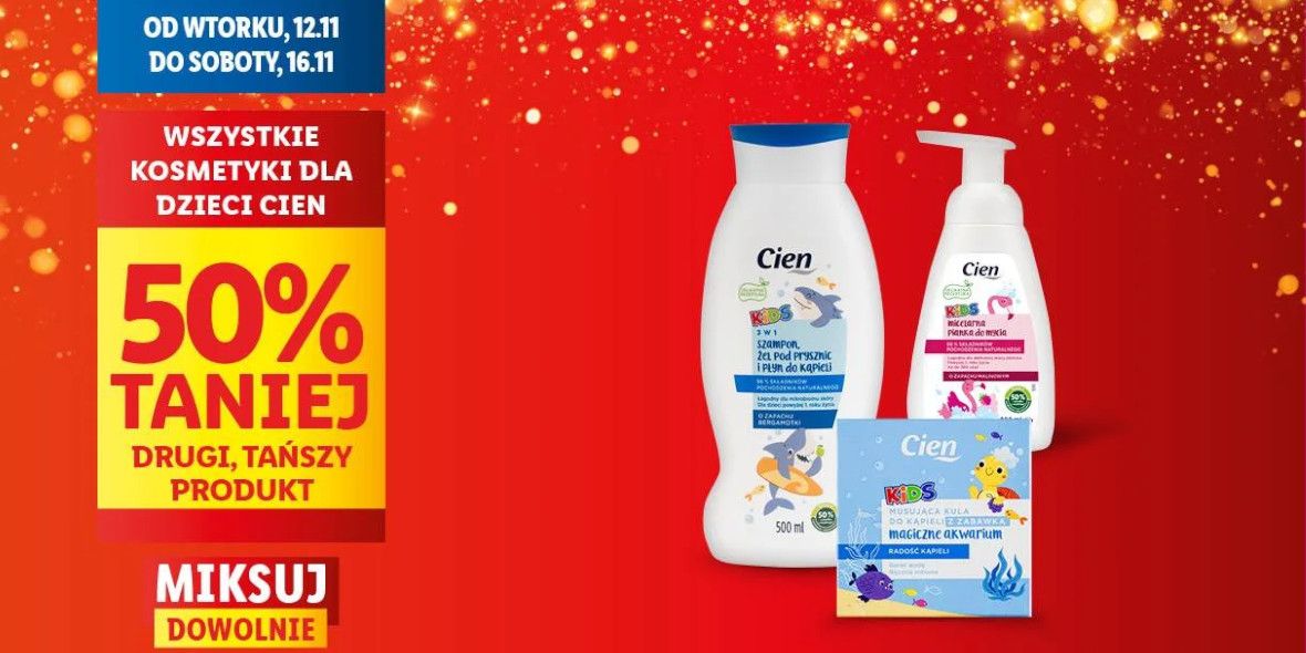 Lidl: -50% na kosmetyki dla dzieci 12.11.2024