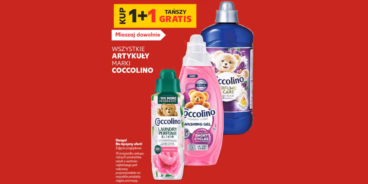 Kaufland: 1+1 GRATIS na wszystkie artykuły Coccolino