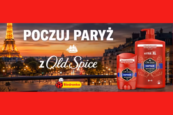 Biedronka: Konkurs Old Spice – wygraj podróż do Paryża