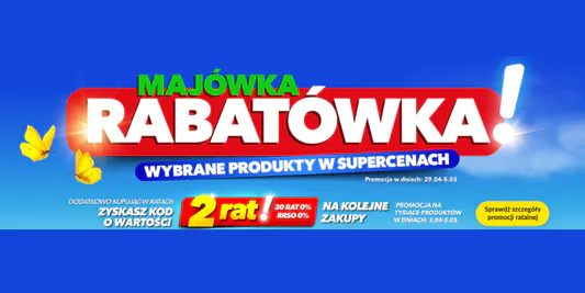 RTV EURO AGD:  Majówka rabatówka 29.04.2025