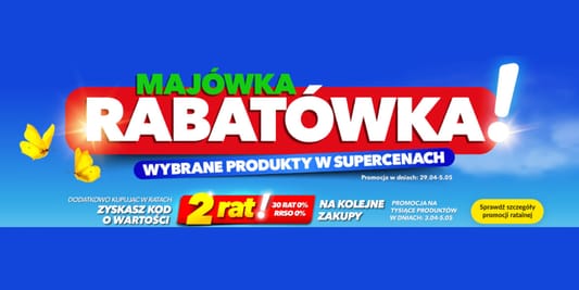 RTV EURO AGD:  Majówka rabatówka 29.04.2025