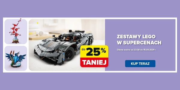 Carrefour: Do -25% na zestawy LEGO® 26.08.2024