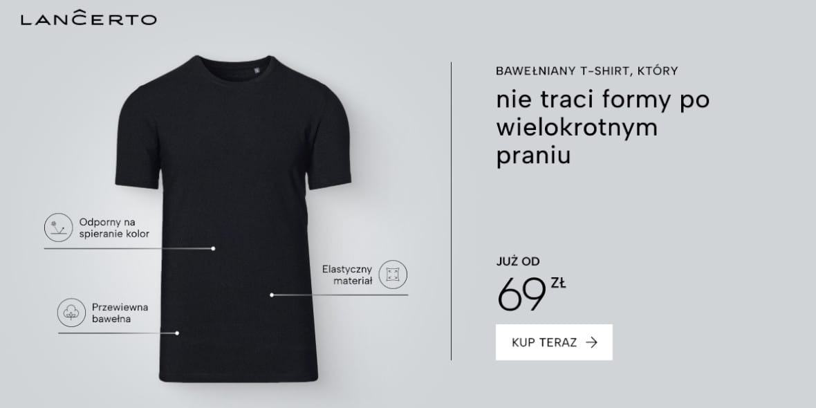 Lancerto: Od 69 zł za T-shirt
