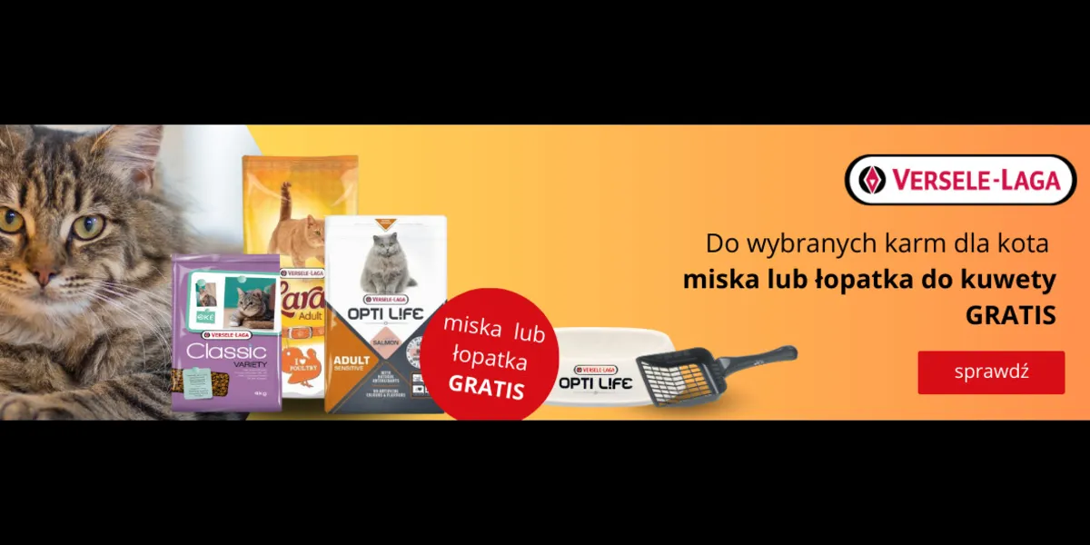 Fera: GRATIS miska lub łopatka dla kota VERSELE LAGA