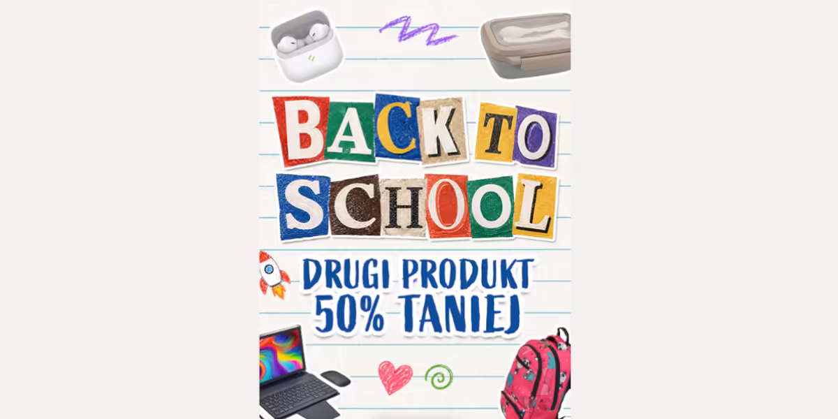 Biedronka Home: -50% na artykuły szkolne - drugi produkt