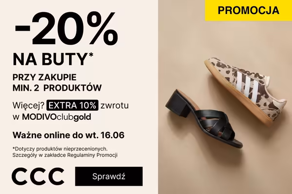 CCC: -20% na nieprzecenione buty