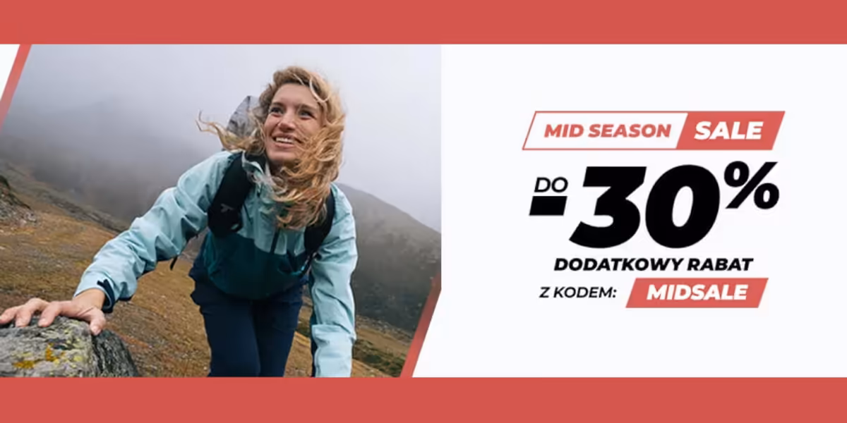 Sportano.pl: KOD rabatowy do -30% DODATKOWO na wybrane produkty