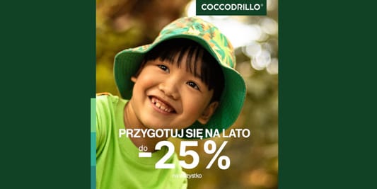 Coccodrillo: Do -25% na wszystko 13.06.2025