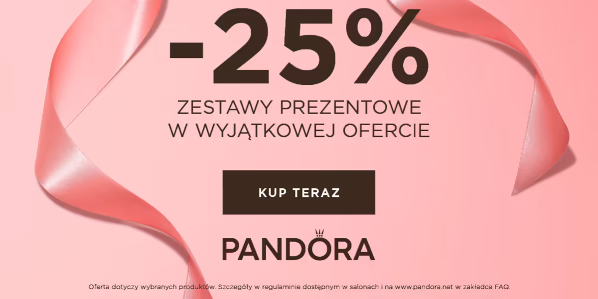 Pandora: -25% na zestawy prezentowe