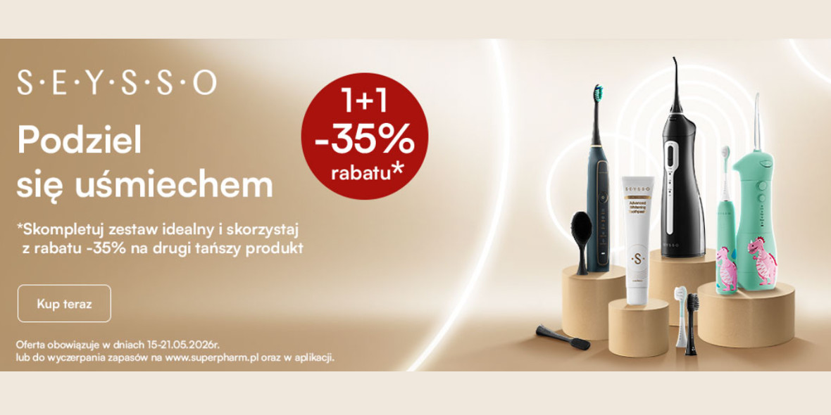 Super-Pharm Drogeria: -35% na drugi produkt SEYSSO 15.05.2026
