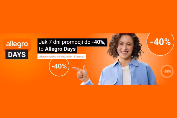 : Do -40% na Allegro Days
