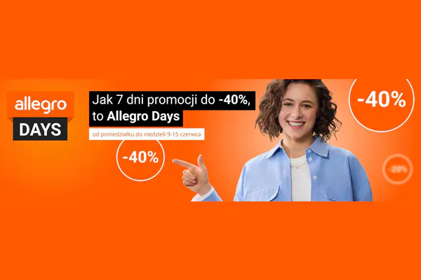 : Do -40% na Allegro Days