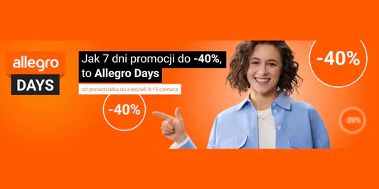 Allegro: Do -40% na Allegro Days 09.06.2025