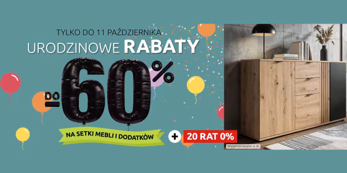 Black Red White: Do -60% na meble i dodatki